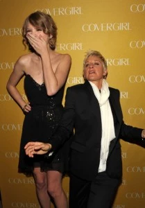 Taylor Swift and Ellen Taylor Swift and Ellen