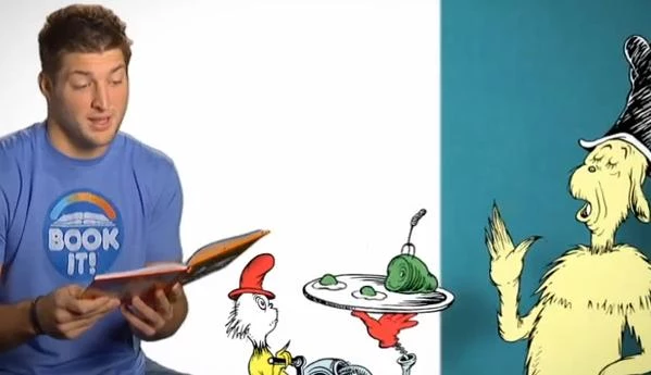 Tim Tebow Reads Green Eggs & Ham Tim Tebow Reads Green Eggs & Ham