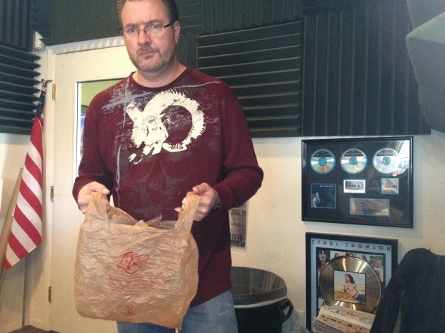 Todd Harding with Plastic King Soopers Bag Todd Harding with Plastic King Soopers Bag