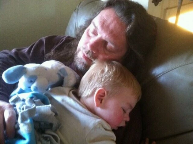 Grampa and Zander Sleeping Grampa and Zander Sleeping