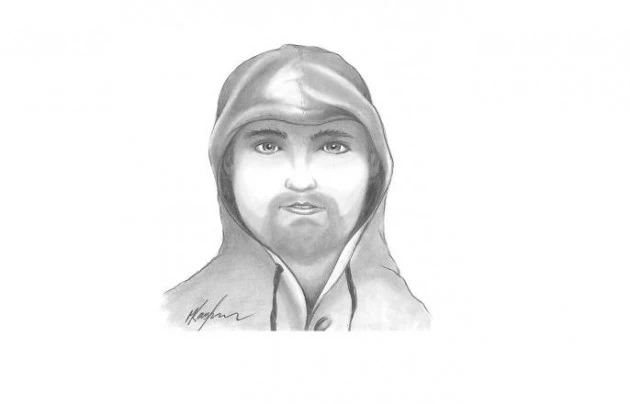 Drawing of suspect in Marco's Pizza Robbery Drawing of suspect in Marco's Pizza Robbery
