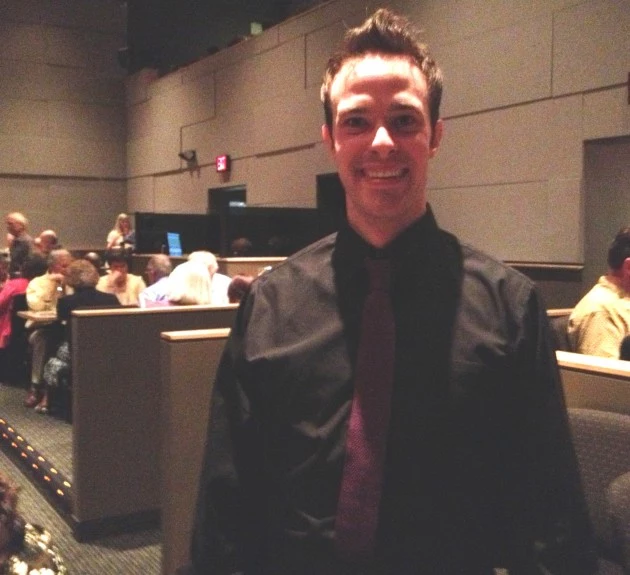 Our waiter Samuel Floyd, who played Warner Huntington III Our waiter Samuel Floyd, who played Warner Huntington III