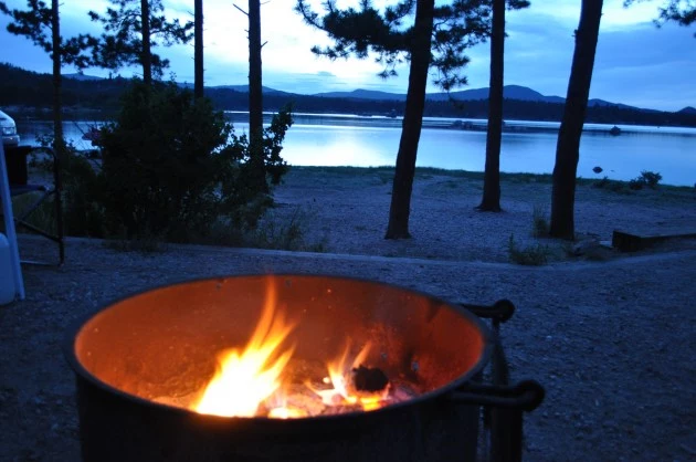 Campfire at Dowdy Lake, CO Campfire at Dowdy Lake, CO