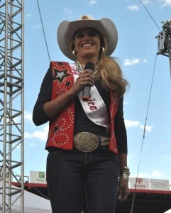 Miss Rodeo America Chenae Shiner at Cheyenne Frontier Days Miss Rodeo America Chenae Shiner at Cheyenne Frontier Days