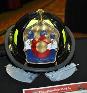 Terry Farrell Firefighters Fund Helmet - Silent Auction Item for Firefighter's Ball Terry Farrell Firefighters Fund Helmet - Silent Auction Item for Firefighter's Ball