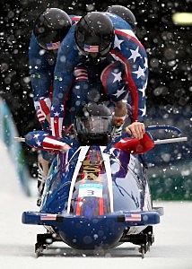 Bobsleigh Four-man Heat 1 & 2 - Day 15