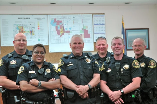 From left to right- Deputy Kevin Kingston, Deputy Kandis Dacus, Sergeant Jim Anderson, Deputy Steve Wicker, SRO Deputy Eric Schultz and Deputy Chris Wenrick. From left to right- Deputy Kevin Kingston, Deputy Kandis Dacus, Sergeant Jim Anderson, Deputy Steve Wicker, SRO Deputy Eric Schultz and Deputy Chris Wenrick.