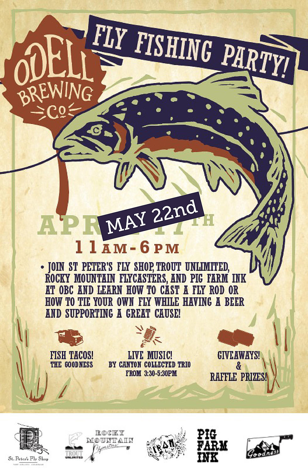 Fly Fishing Day at Odell’s Taproom
