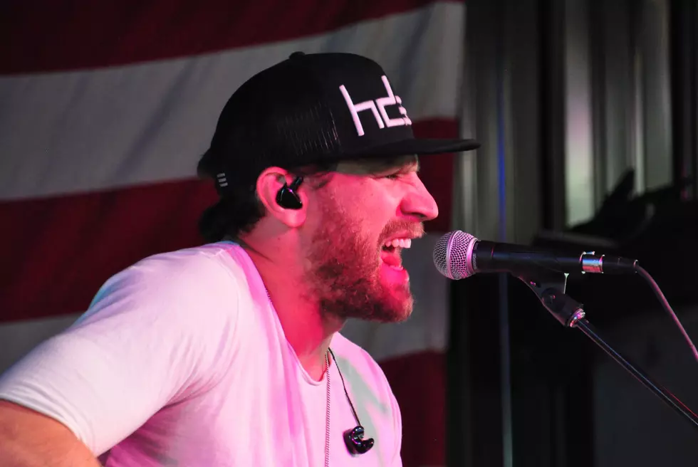 Chase Rice with Ned Ledoux at the Greeley Stampede