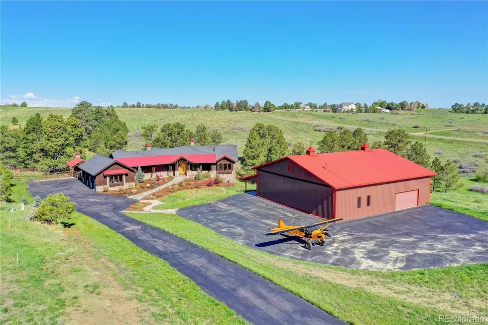 This $2.2 Million Colorado Home has its Own Airplane Hangar